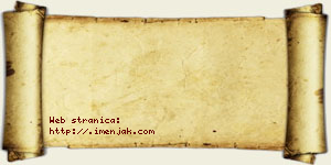 Olga Prijić vizit kartica